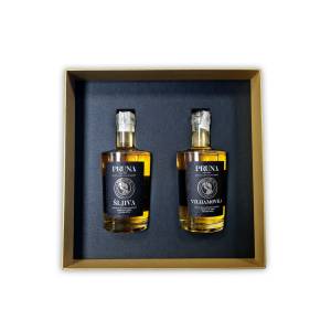 Pflaumenbrand Šljiva PREMIUM 0.35l und Birnenbrand Vilijamovka PREMIUM 0.35l Lux Box