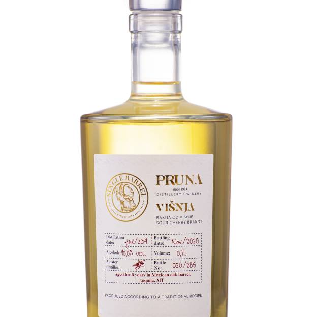 Single Barrel Sauerkirschbrand - Mexikanisches Eichenfass 0.7L